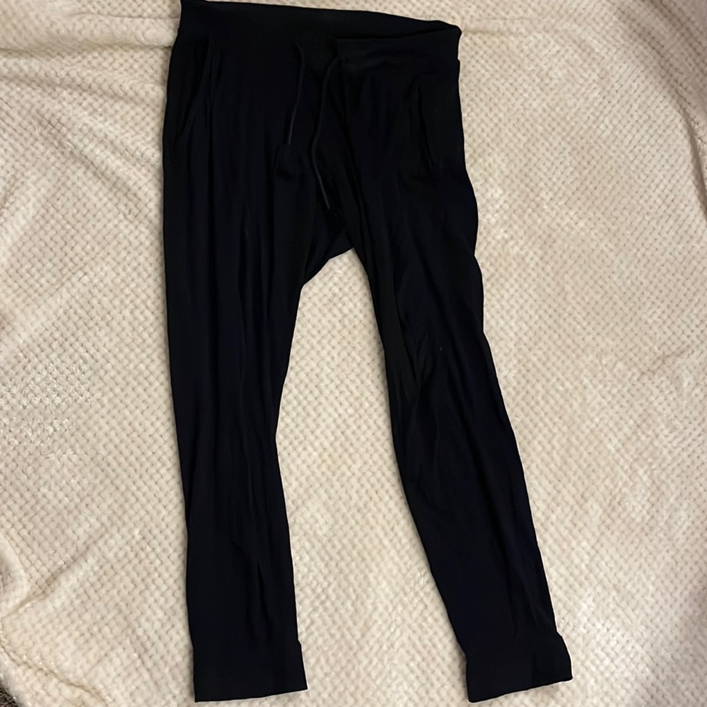 FABRIC: Natural Skin Organic Cotton Joggers Fair Condition with 2 holes